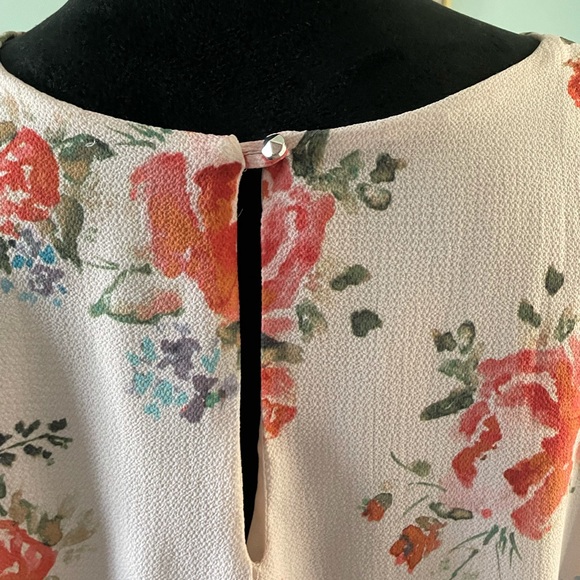 Floral Cold Shoulder MIDI Dress - Picture 2 of 15